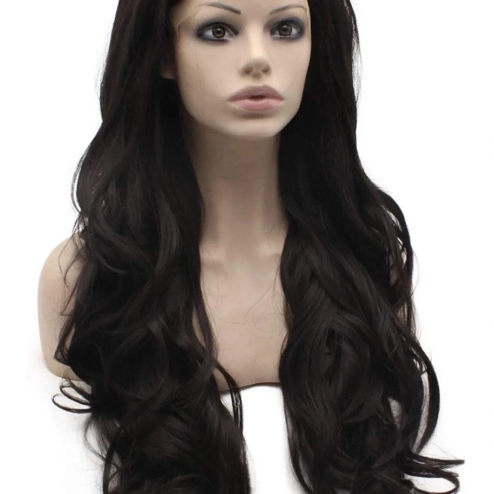 Shani 24” DARK BROWN LACE FRONT WIG *NWT* 🧡